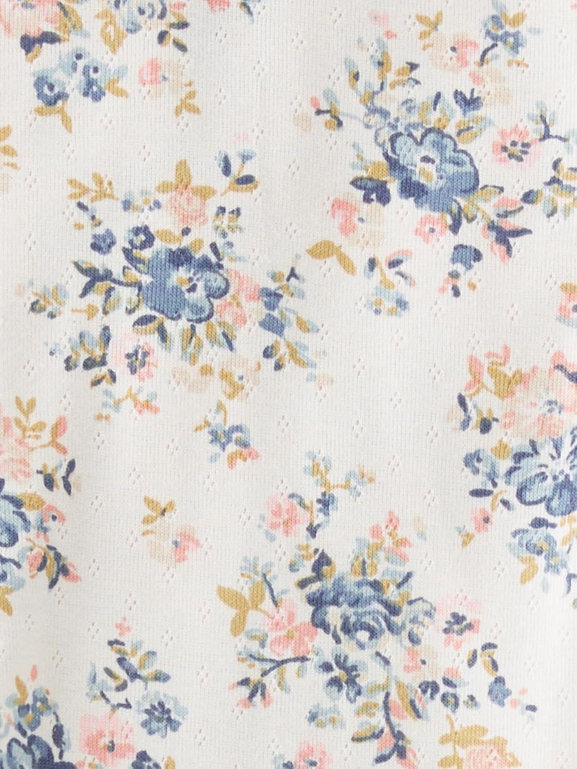 imagelittle planet by carters unisexbaby 2piece Pajamas Made With Organic CottonVintage Blue Floral Print