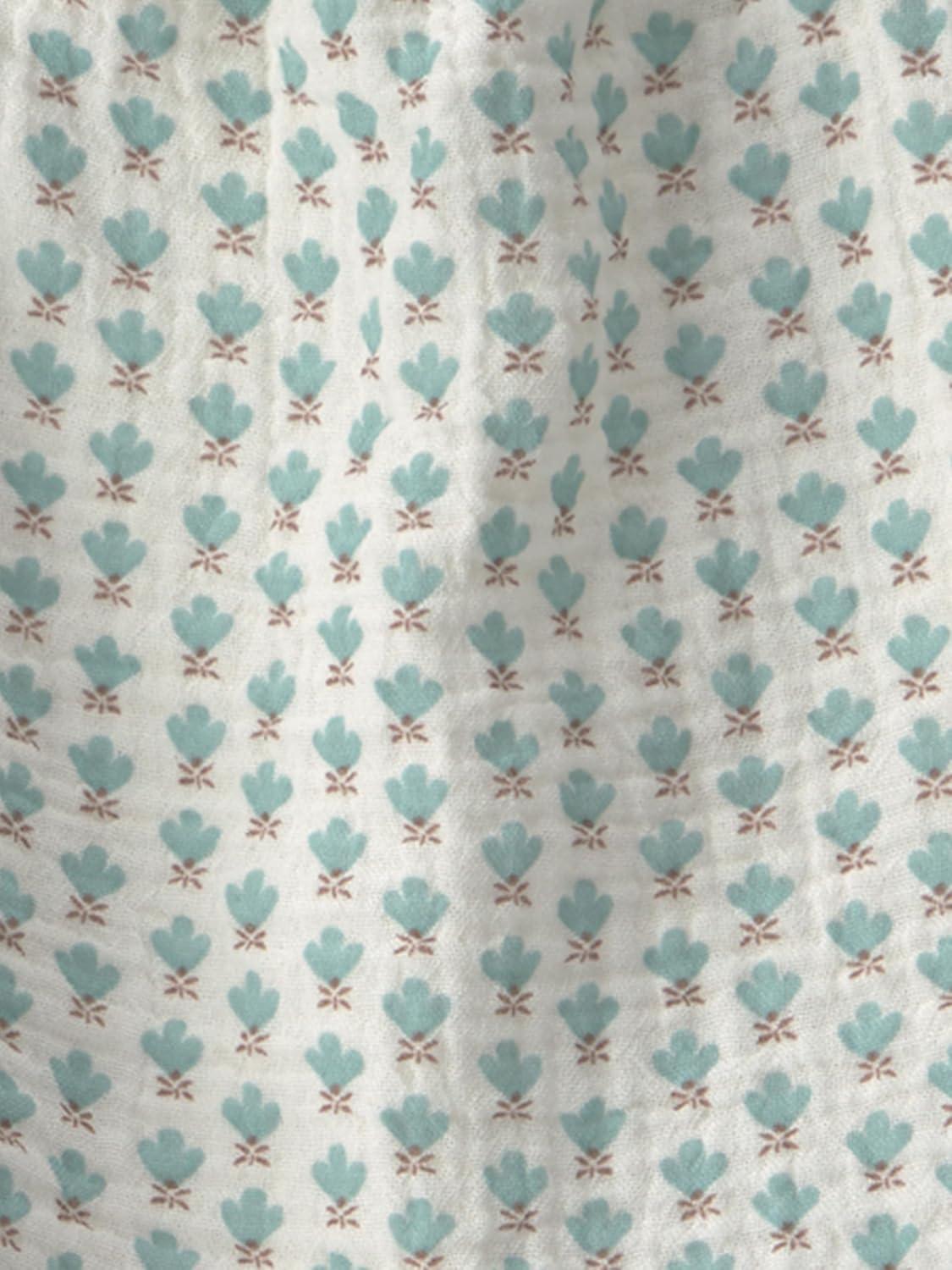 imagelittle planet by carters Baby Girls 2piece Shorts Set Made With Organic CottonCreamBlue Floral