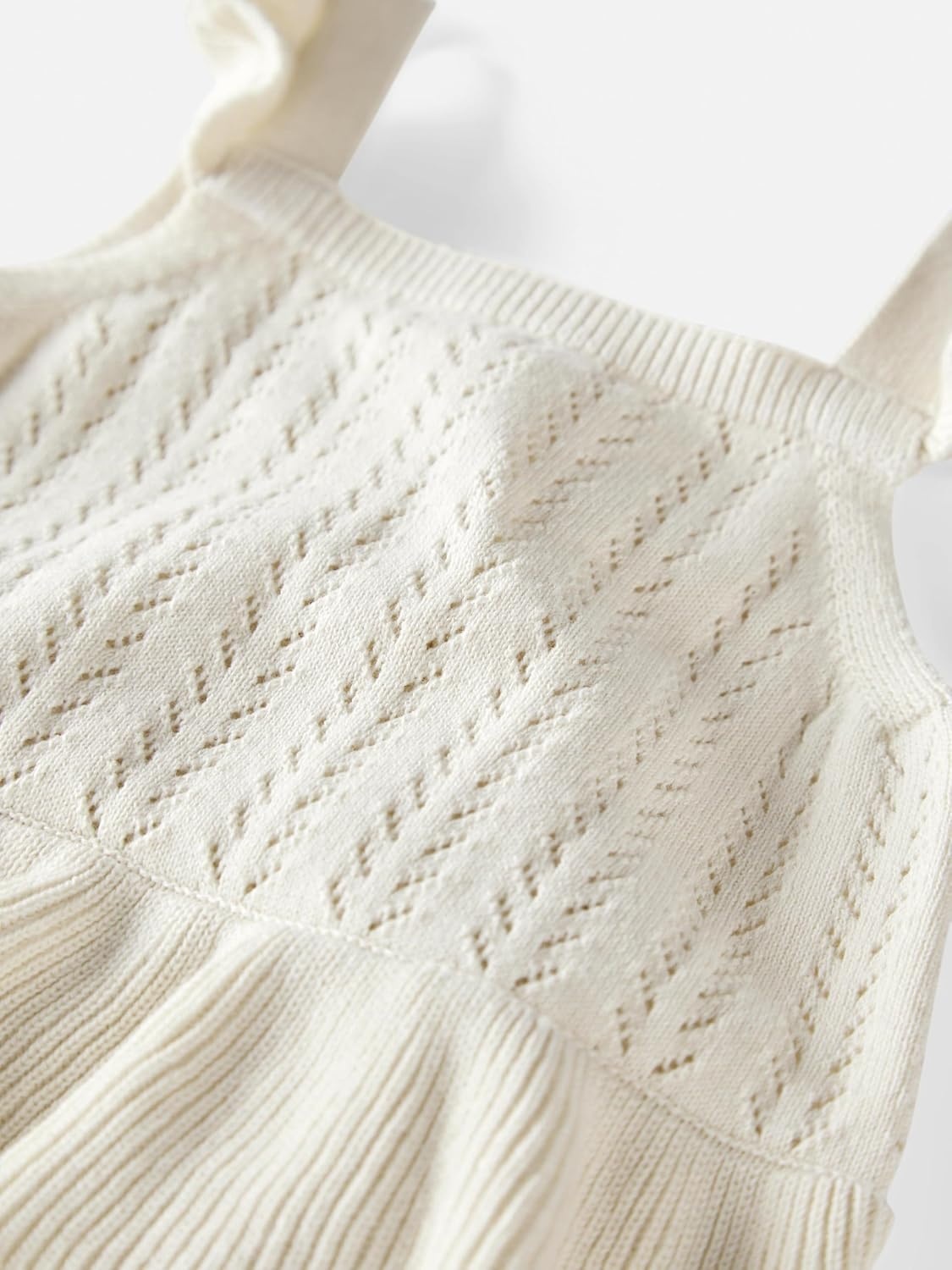 image:imagelittle planet by carters Baby Girls Organic Cotton BubbleRiley White