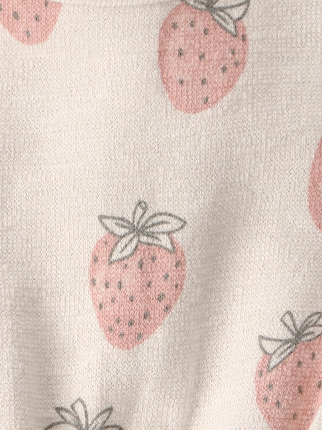 image:imagelittle planet by carters Baby Girls Organic Cotton BubbleStrawberry Print