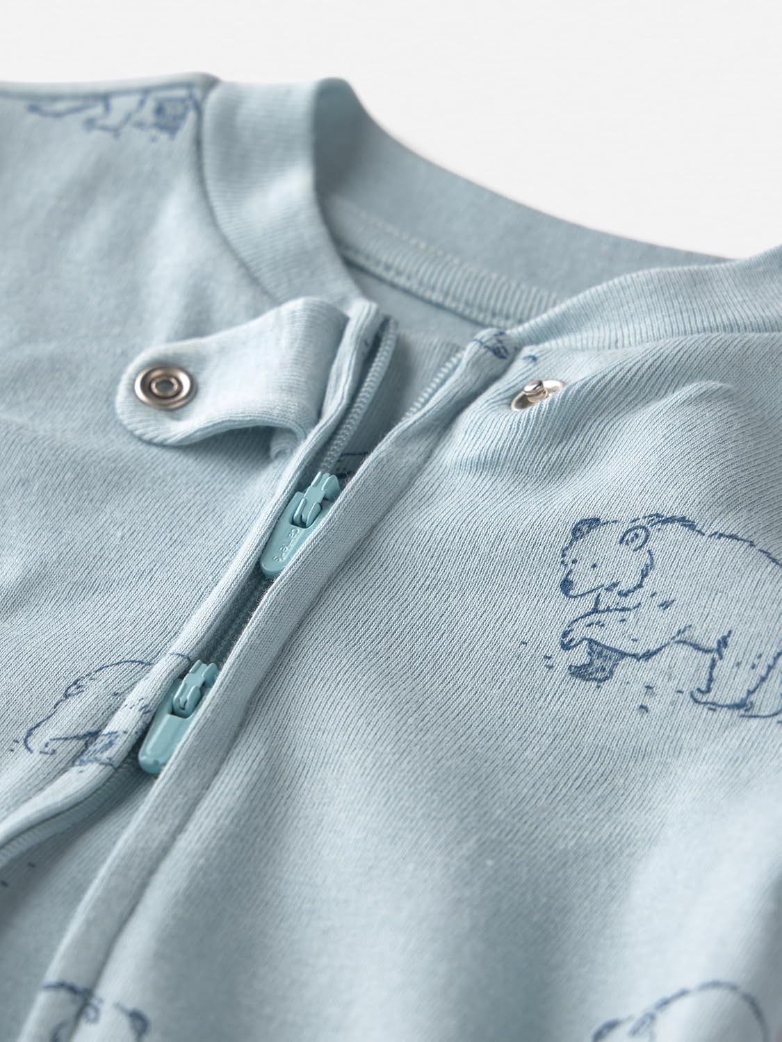 image:imagelittle planet by carters Unisex Baby Sleep and Play Made With Organic CottonBlue Bears